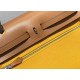 Herbag Amber YellowSuper handsome commuter bag, between casual and formal, casual without losing elegance, the combination of canvas and cowhide  leather, the outer seam is hard and stylish.Super high cost-effective in st