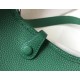 . Emerald.Self-fabricated shoulder strap   togo cowhide leather   minimalist style.