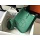 . Emerald.Self-fabricated shoulder strap   togo cowhide leather   minimalist style.