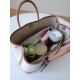 Garden party Garden Bag Canvas Patchwork Leather Gold Brown Minimalist style, no limitations, practicality.In stock 30Cm 