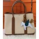 Garden party Garden Bag Canvas Patchwork Leather Gold Brown Minimalist style, no limitations, practicality.In stock 30Cm 