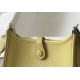 . Chick YellowSelf-fabricated shoulder strap   togo cowhide leather   minimalist style.