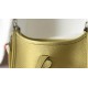 . Chick YellowSelf-fabricated shoulder strap   togo cowhide leather   minimalist style.