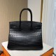 Crocodile   Belly Nile Crocodile bk30 Black BuckleFully hand-stitched