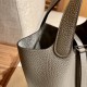 picotin lock vegetable basket 18,8F pewter gray Pure handmade, French TC cowhide.Vegetable basket in recent years in the counter is also very buy, basically also go with the goods, out of the high rate of appearances, bu