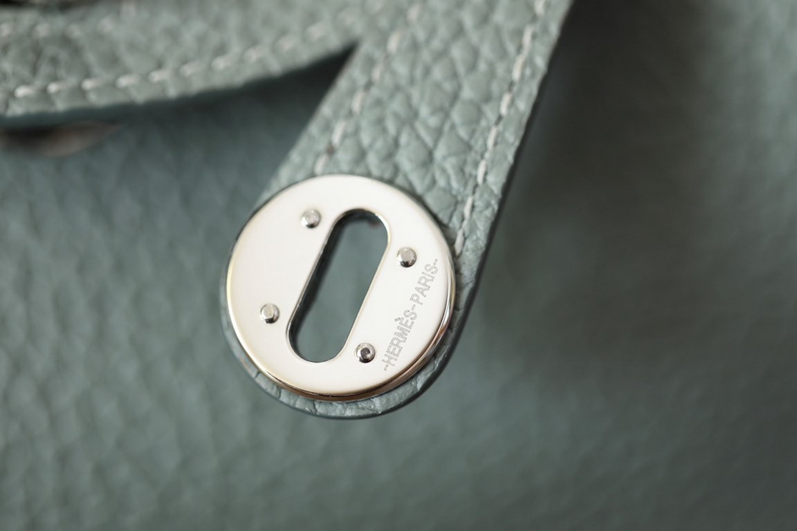 Almond green Silver buckle detail In-stock