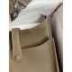 In stock Evelyn Evelyn 28cm Imported TC Leather Elephant Gray   Silver Buckle Waxed Wire