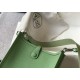 . Avocado GreenSelf-fabricated shoulder strap   togo cowhide leather   minimalist style.