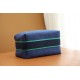 - -      Lunchbox Bag Canvas Deep Blue Detail Customized Real In stock;.