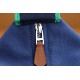 - -      Lunchbox Bag Canvas Deep Blue Detail Customized Real In stock;.