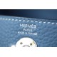 Denim blue Silver buckle detail In-stock