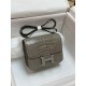 Spot KangKang 19CM. Spotted Dove Gray Silver BuckleMade of imported high-gloss American crocodile leather, top quality hand-stitched waxed thread.