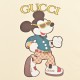 .GucciGucci 23Fw Mickey letters printed round neck sweaterThe market high version of the fabric combed cotton sweater fabric weight up to 400 grams, printing using three-dimensional technology, high-density number of nee