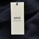 Ami classic embroidery embroidered love hooded sweatshirtEarly fall new high grams of cotton basic round neck sweater, men and women with the same models, trading company channels thin out, synchronized with the official