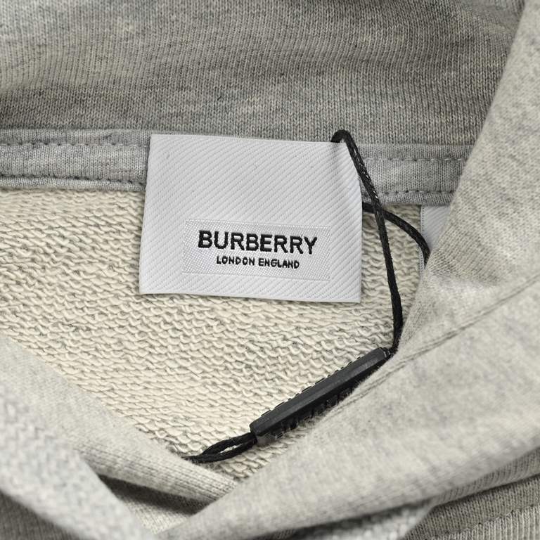 BurberryBurberry 23Fw Heavy Shadow Letter Print Hooded SweatshirtThe use of 100% fixed weave 400g low elastic dust-free fine cotton fabric, each one is individually cut by hand, comfortable and handy, can be said to be h