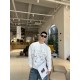 #DiorDior 23Fw Graffiti Flocked Logo Crew Sweatshirt Top