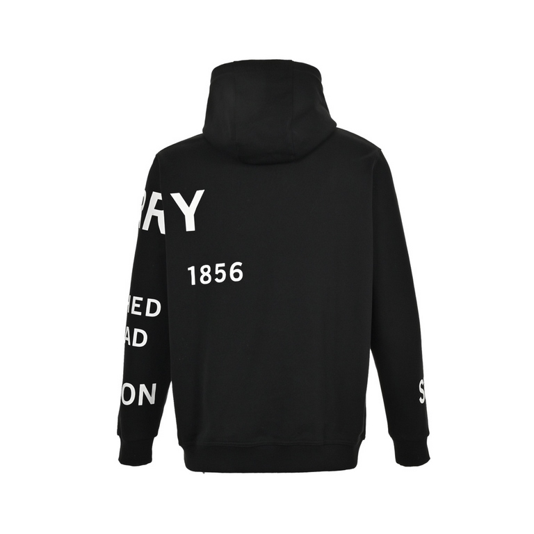 BurberryBurberry Thick Gum Letter Print Hooded SweatshirtThe use of 100% fixed weave 400g low elastic dust-free fine cotton fabric, each one is individually cut by hand, comfortable and handy, can be said to be how to we