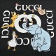 .GucciGucci 23Fw Animal Print Crew Neck Sweatshirt420 grams of cotton fabric terry bottom custom 32 2  2 thread garment twice washed fabric comfortable skin-friendly and no strange feeling customized dyeing fabric textil