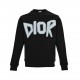 .DiorDior 23Fw Chest Large Letter Print Crew Neck SweatshirtChannel limited new Simple but not lost style retro brand logo, two colors recommended to get. Customized high gram weight knitted cotton fabric production fabr