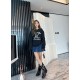 #LouisVuittonLouisVuitton 23Fw Embroidered Tooled Hammer Crew Sweatshirt Top