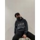 #GIVENCHY Givenchy 23Fw Thorn Washed and Aged Hooded Sweatshirt Up