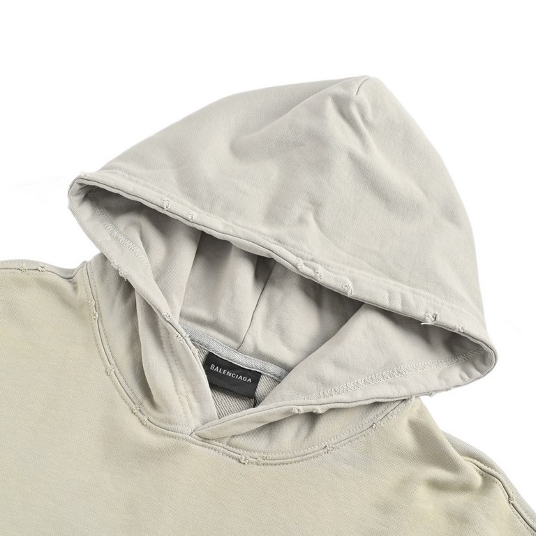 BalenciagaBalenciaga 23Fw Double B Bitcoin Airbrushed Hooded SweatshirtWoven and dyed in 480g combed cotton, this summer's Dirty Fit is the pinnacle of the collection.The print is dyed with a base color of the fabric and