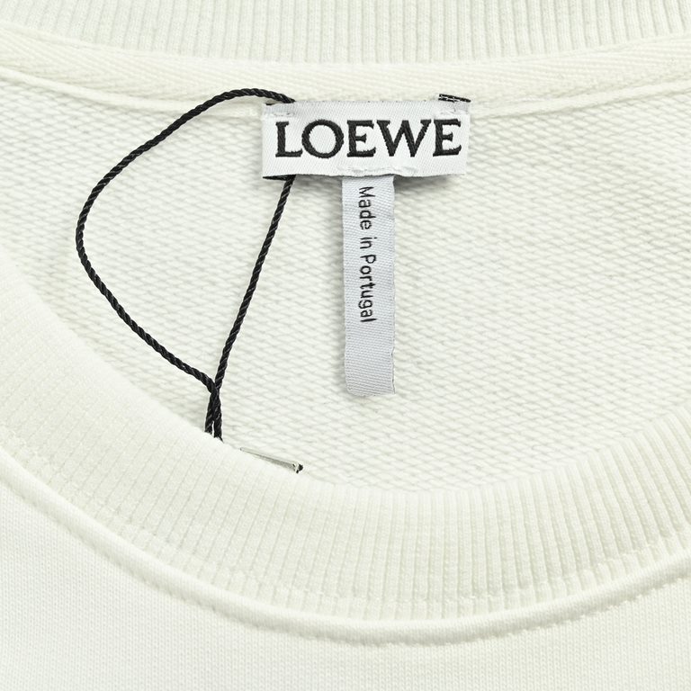 LoeweLoewe 23Fw Vine Logo Embroidery Crew Neck SweatshirtAutumn and winter new, classic letters logo embroidery round neck sweater, custom dyeing 450g terry cotton fabrics, threaded with the cylinder custom dyeing zero c