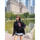 #Ami Classic Towel Embroidery Embroidered Heart Hooded Sweatshirt Top