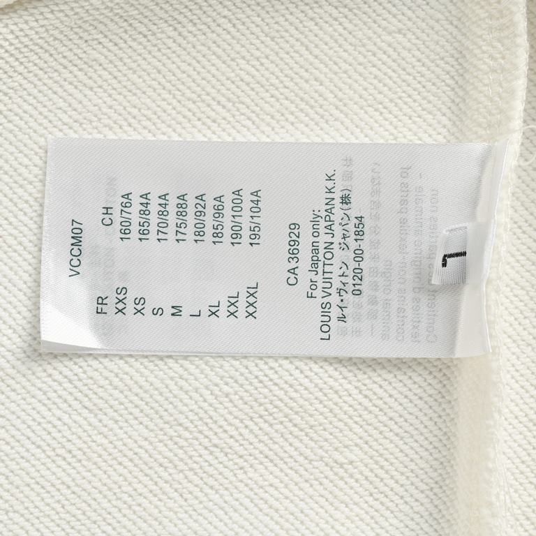 Louis VuittonLouis VuittonLouis Vuitton 23Fw Colorful Eye Print Round Neck Sweatshirt400g high grade combed cotton fabrics Counter collar label Generation level white thick plate hangtag Original hang grain front and bac