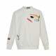 Louis VuittonLouis VuittonLouis Vuitton 23Fw Colorful Eye Print Round Neck Sweatshirt400g high grade combed cotton fabrics Counter collar label Generation level white thick plate hangtag Original hang grain front and bac