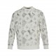 Louis VuittonLouis Vuitton 23Fw Rendered Old Flower Dark Print Crew Neck SweatshirtColor light grayFabric 400 grams of double-stranded terry fabric Custom 32 threads Washed twice in the garment Fabric is comfortable and 