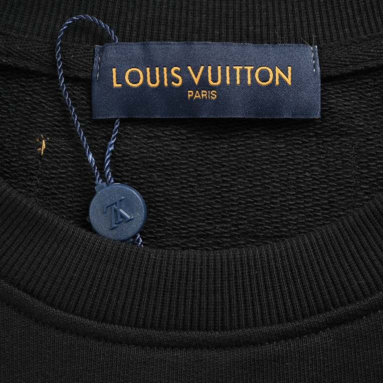 Louis Vuitton 23FwLouis VuittonLouis Vuitton 23Fw Hand Painted Graffiti Print Crew Neck SweatshirtCustomized high grams of knitted cotton fabric carefully crafted, feel particularly solid, texture pull full, fluffy and d