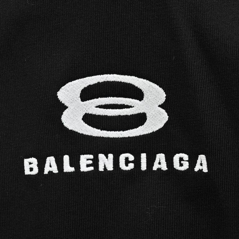 .Balenciaga Balenciaga BLCG 23FW Ski Inverted Reverse Letter Patchwork Hooded SweatshirtCustom woven and dyed 260g long-staple cotton   75D high density woven fabric, imported from Japan Tajima embroidery machine, new cu