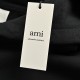 Ami classic embroidery embroidered love hooded sweatshirtEarly fall new high grams of cotton basic round neck sweater, men and women with the same models, trading company channels thin out, synchronized with the official