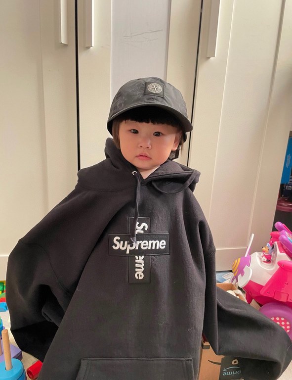 #Supreme 20Fw Embroidered Cross Box Logo Hooded Sweatshirt Up