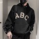 #Fear of Fog Season 7 Mainline Flocked ABC Alphabet Hooded Sweatshirt Hoodie Top