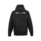 .Balenciaga  Balenciaga 23Fw front and back embroidered logo washed hooded sweatshirtCotton soft sweater fabric, color contrast dye fabric, front and back logo embroidery, high-density embroidery, hand sprayed old gradie