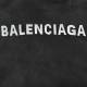 .Balenciaga  Balenciaga 23Fw front and back embroidered logo washed hooded sweatshirtCotton soft sweater fabric, color contrast dye fabric, front and back logo embroidery, high-density embroidery, hand sprayed old gradie