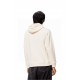 #LoeweLoewe 23Fw Chest Embossed Leather Hooded Sweatshirt Top