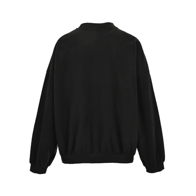 .BalenciagaBalenciaga 23Fw Double Loop Polarized Fleece Crew Neck SweatshirtThe fabric follows the original version of the weft knitting North America small grain lambswool (double-sided shagging) using a large circular 