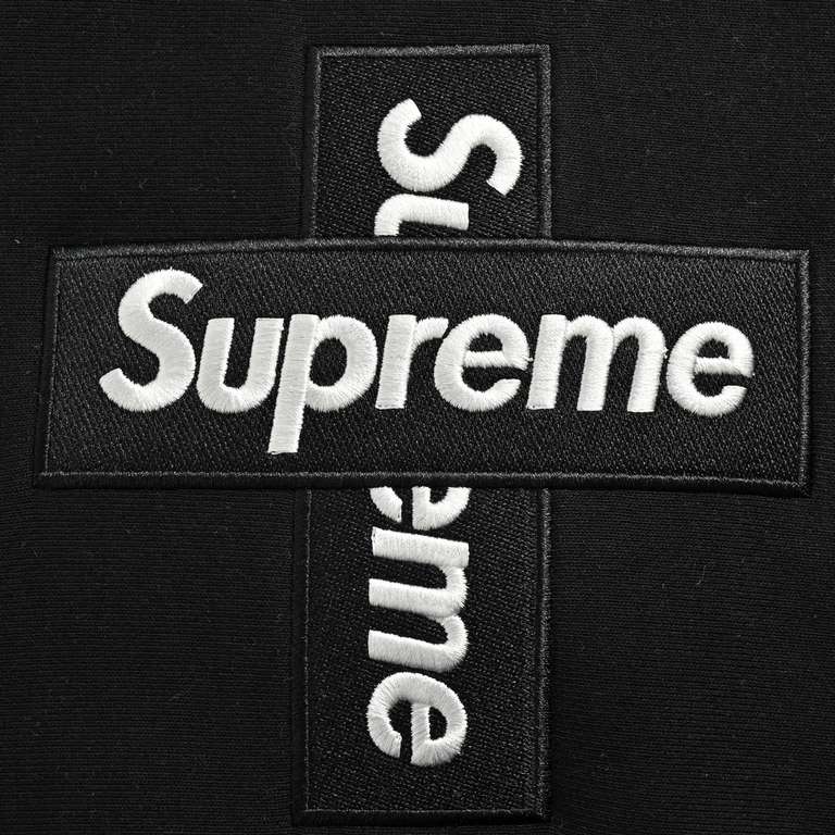 Supreme 20Fw Embroidered Cross Box Logo Hooded SweatshirtSupreme annual highlights, 20FW new Bogo sweater, shocking replica, the whole network debut Version of the customized main mark, wash water mark, hang tags, bags. 