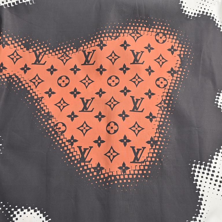 Louis VuittonLouis Vuitton 23Fw Pixel Print Shirt2023 FW FallWinter New Knit Blend Long Sleeve ShirtCampfire series graffiti patterned bottom, embellished with monogram classic pattern.Add a casual touch Button closure d