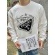 #PradaPrada 23Fw Triangle Label Printed Crew Neck Sweatshirt Top