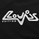 Louis VuittonLouis VuittonLouis Vuitton 23Fw embroidered letters logo round neck sweaterEmbroidery using imported imports of three-dimensional encryption embroidery, the fabric is made of pure cotton combed cotton sweate