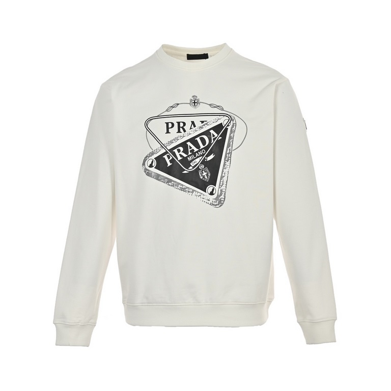 .PradaPrada 23Fw Triangle Label Print Crew Neck SweatshirtThe recommended fallwinter channel-only colorway is stylish and strong. A visible and pleasant healing series, will not be the kind of can not hold the color trig