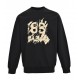 BalenciagaBalenciaga 24ss blurred double B graffiti letters crew neck sweatshirtCotton terry double strand sweater fabric, color contrast dyeing fabric, ultra-fine flat screen printing process, with the blur printing log