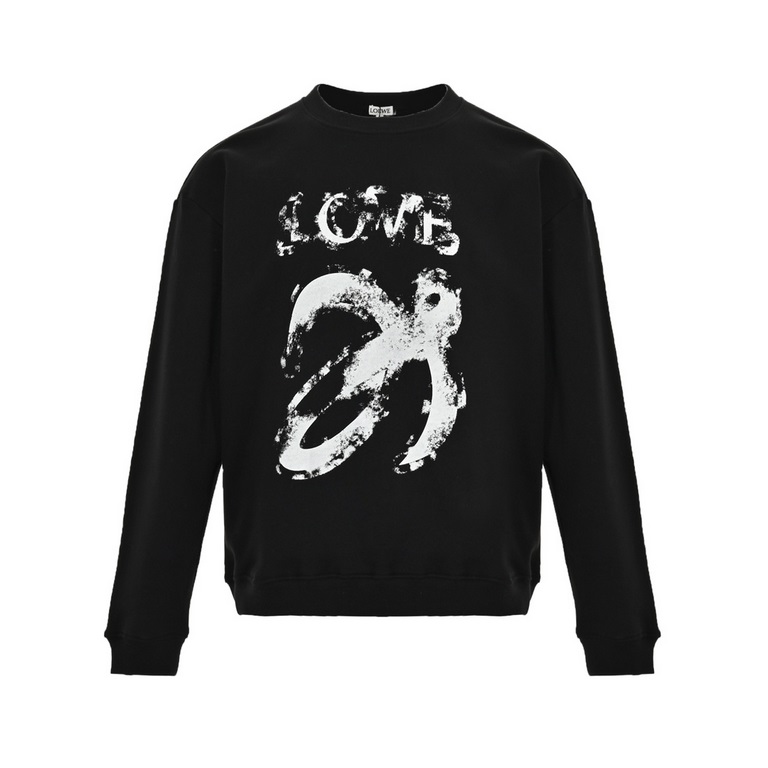 .LoeweLoewe 23Fw Airbrush Print Crew Neck SweatshirtCustomized high grams of knitted cotton fabric carefully crafted, feel particularly solid, texture pull full, fluffy and delicate on the body comfortable, superior mois