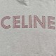 Celine 23ss capsule series letter hooded sweatshirt.This year's latest multi-layer LOGO printing, the fabric is made of cotton terry double-stranded sweater, the version of the hardware, printing using imported pulp, the