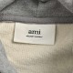 Ami classic towel embroidery embroidered heart hooded sweatshirtEarly fall new high grams of cotton basic round neck sweater, men and women with the same models, trading company channels thin out, synchronized with the o