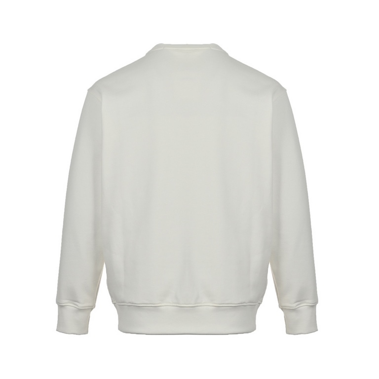 .Alexander WangAlexander Wang 23Fw Mahjong Printed Round Neck Sweatshirt400g advanced combed cotton fabric counter collar label buyer level white thick plate tags original hang grain before and after the three-dimensiona